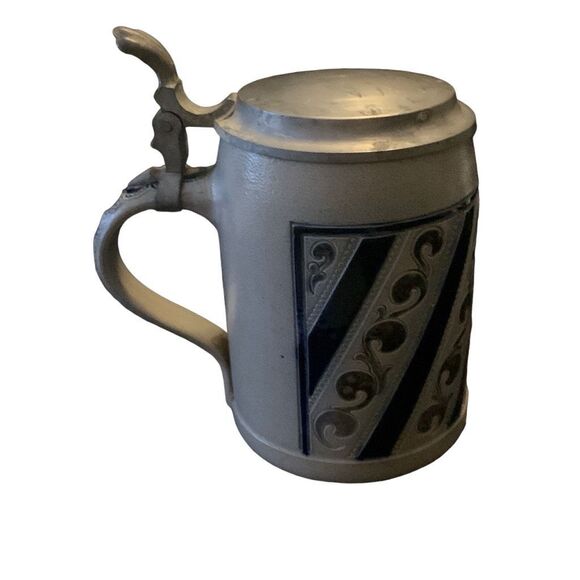 Vintage German Lidded Beer Stein Handcrafted in Germany Signed & Numbered - Picture 11 of 15